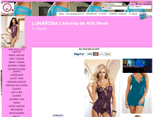 Tablet Screenshot of lunarosa.com.mx